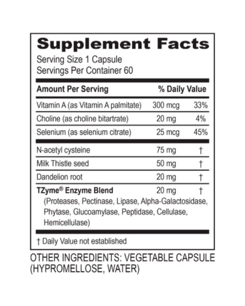 Liver Support Nutritional & Enzyme Formula