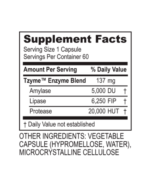 LypoZyme™ Lipase & Fat Digestion Support