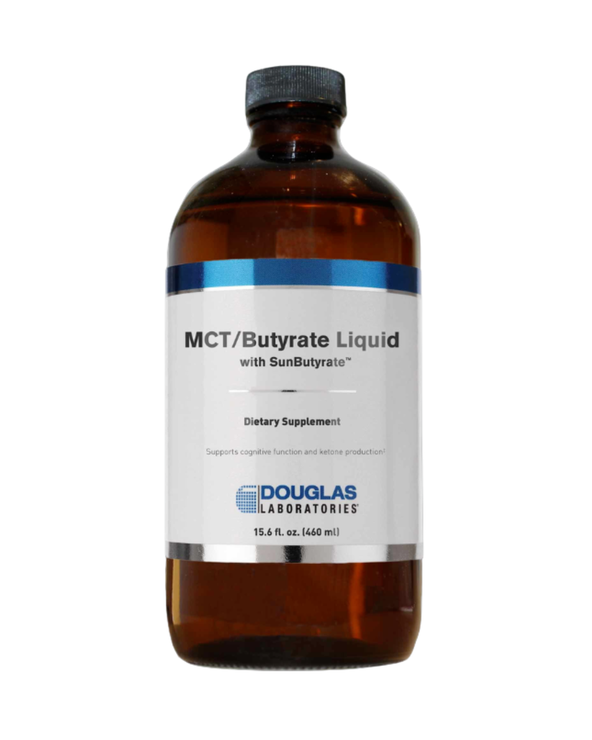 MCT/Butyrate Liquid – Brain Fuel & Cognitive Support, Lemon Vanilla, 15ml