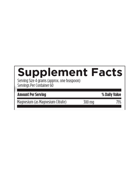 MagCitrate Powder – Lemon-Flavored Magnesium Citrate for Sleep, Relaxation & Digestive Support