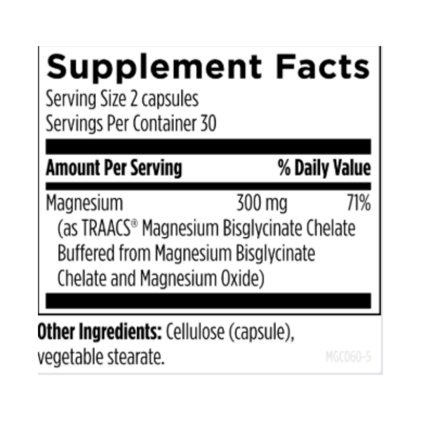 Magnesium Glycinate Complex (formerly Magnesium Buffered Chelate)