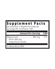 Magnesium Oxide 300mg Daily Mineral Support
