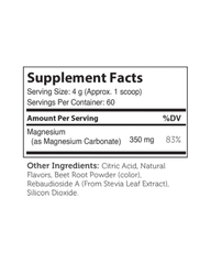 Magnesium Powder – Calming Muscle & Nerve Support (Raspberry Lemon)