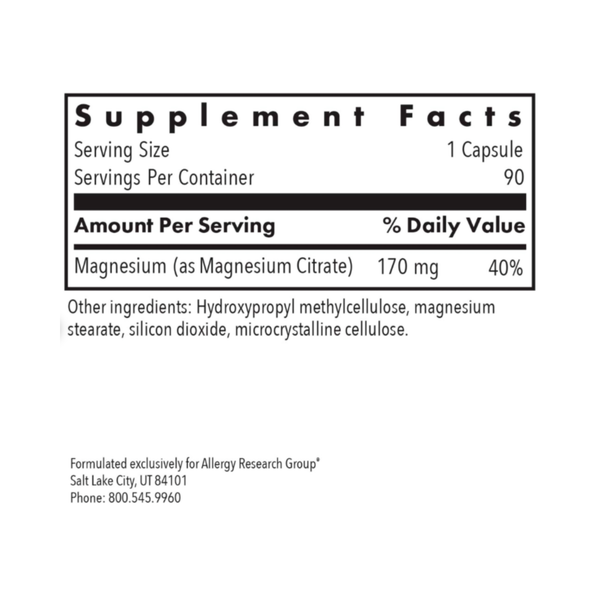 Magnesium Citrate 170mg Muscle Nerve Support – My Vitamins Shop