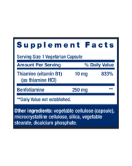 Mega Benfotiamine Blood Sugar Support