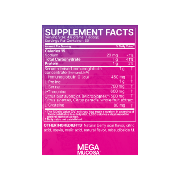 MegaMucosa - Berry Acai Flavored