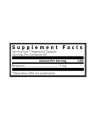 Melatonin 3mg Sleep Support Capsules