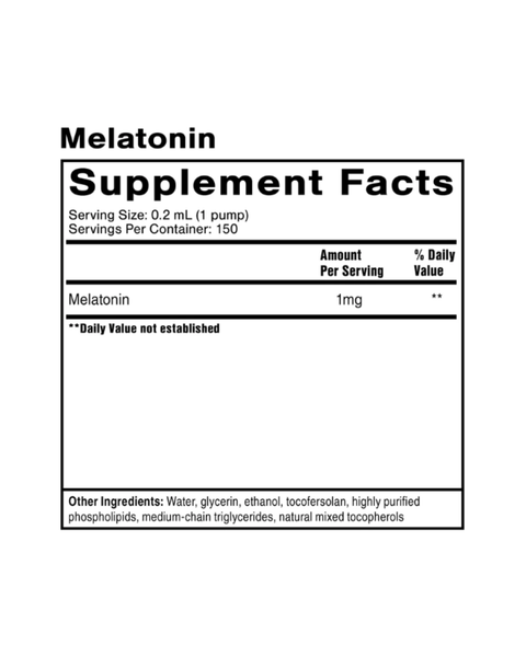 Liposomal Melatonin 4mg Sleep Support Liquid