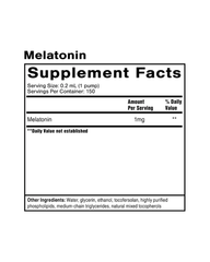 Liposomal Melatonin 4mg Sleep Support Liquid