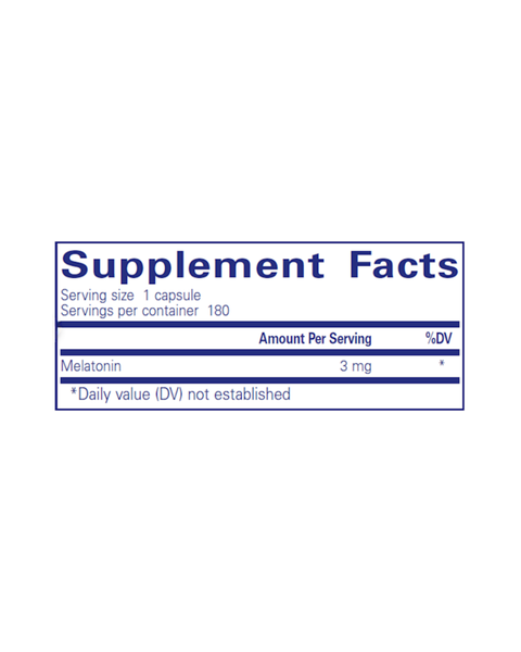 Melatonin 3 mg – Sleep & Circadian Rhythm Support