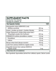 „Memoractiv“ nootropinės smegenų palaikymo kapsulės – dėmesio sutelkimo, atminties ir streso palaikymas