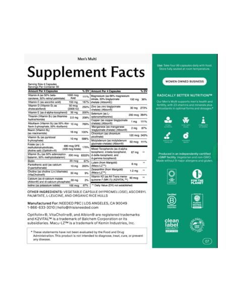 Men’s Multi Capsules | Daily Wellness Support