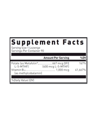 Methyl B12 Plus Methylfolate Lozenges