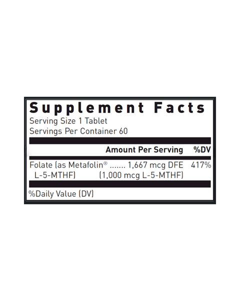Methyl Folate 1000mcg Active Folate Support