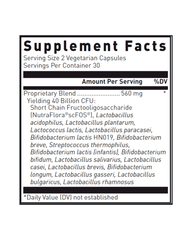 Multi-Probiotic® 40 Billion – 16-Strain Gut & Immune Support, Acid-Resistant Vegetarian Capsules