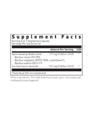 Multi-Probiotic® Spore + SBC – Spore-Based & Saccharomyces boulardii Probiotic