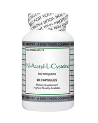 N-Acetyl-L-Cysteine 500 mg Antioxidant Support