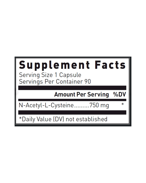 NAC 900mg Antioxidant Support Capsules