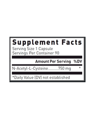 NAC 900mg Antioxidant Support Capsules
