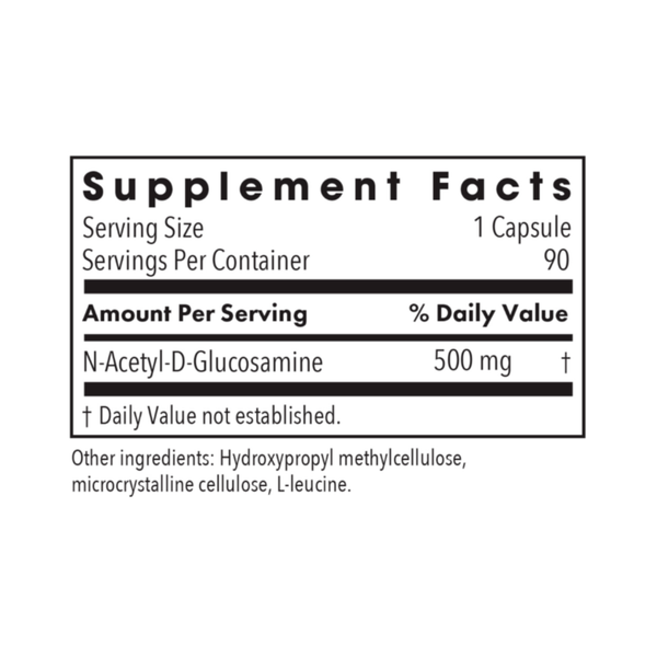 Vegan N-Acetyl Glucosamine (NAG) 500mg Capsules – Gut & Joint Support
