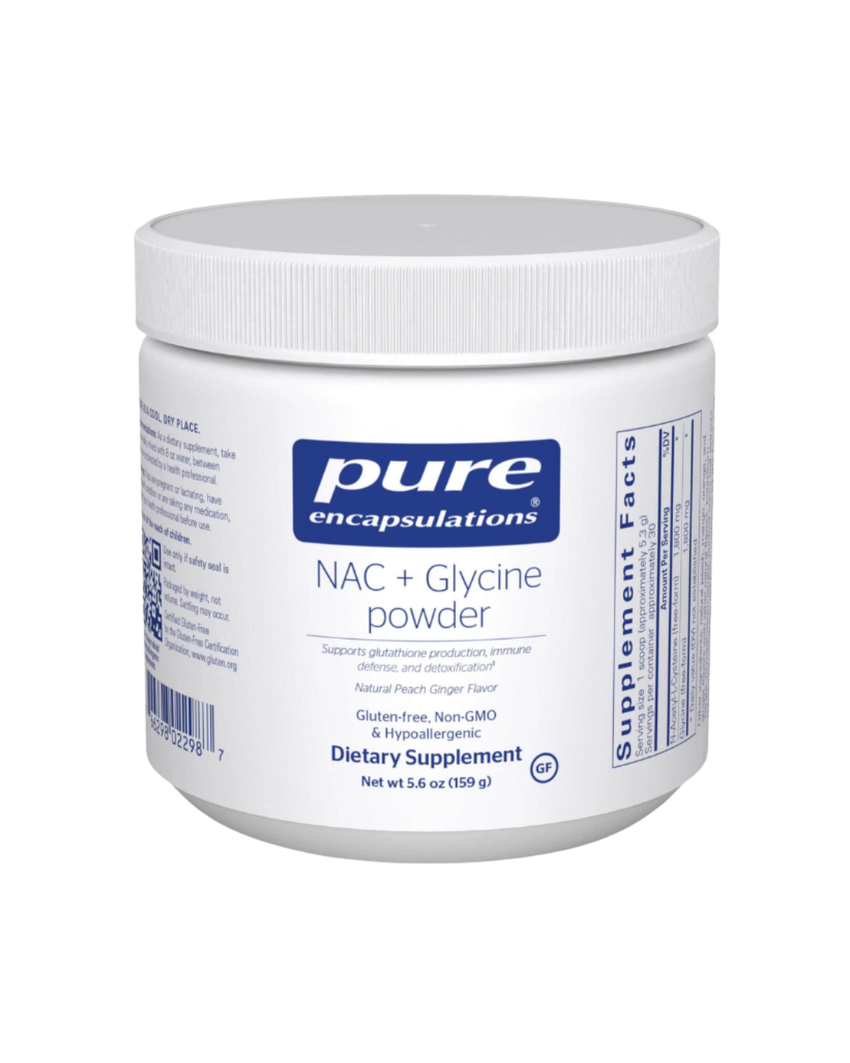 NAC + Glycine Powder for Glutathione Support, Detoxification, and Immune Defense