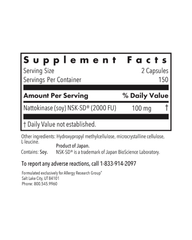 Nattokinase NSK-SD® 50mg Circulatory Support