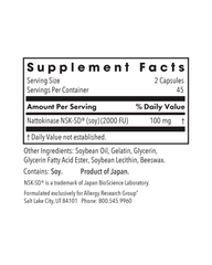 Nattokinase NSK-SD® 50mg Circulatory Support