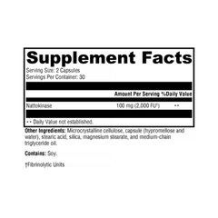 Nattokinase 2000 FU Blood Flow Support