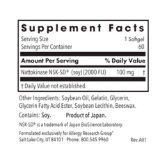 Nattokinase Circulatory Systemic Enzymes