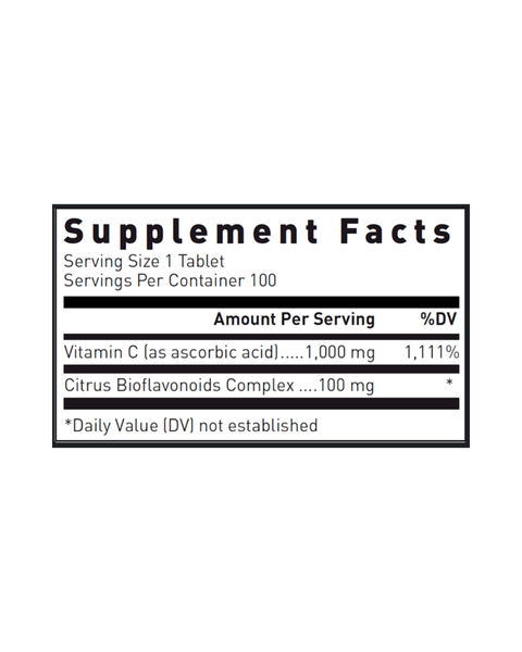 Vitamin C 1000mg Bioflavonoid Immune Support