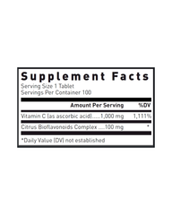 Vitamin C 1000mg Bioflavonoid Immune Support