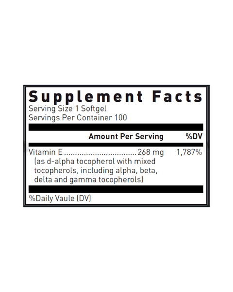 Natural Vitamin E 400 IU – Antioxidant Support