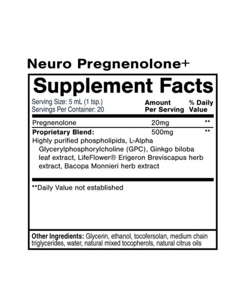 Neuro Pregnenolone+ Brain Support Drops