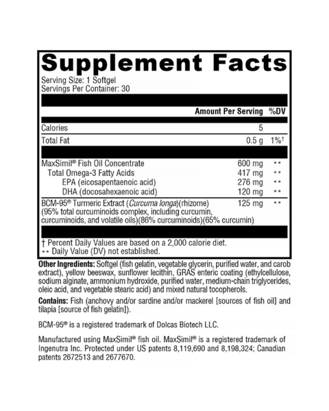 Omega MonoPure® Curcumin EC Omega-3 Support