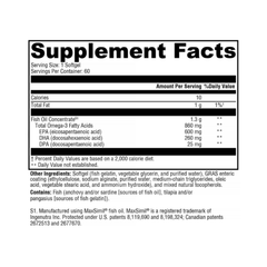 Omega MonoPure® 1300 EC – MaxSimil® Monoglyceride Fish Oil for Heart, Brain & Metabolic Health