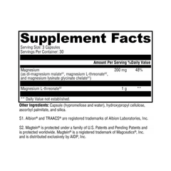 OptiMag® Neuro Magnesium 200 mg – Magtein® L-Threonate & Albion® Chelates for Brain, Cognition & Mood Support