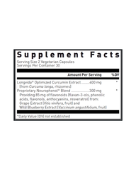 Curcumin + Blueberry Brain Support Formula