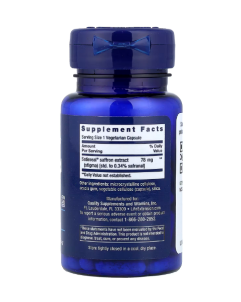 Optimized Saffron Appetite Control Support