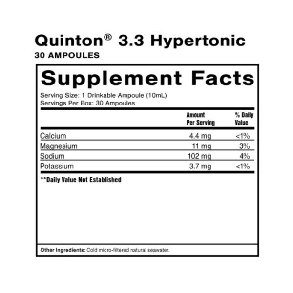 Original Quinton Hypertonic® Ampoules
