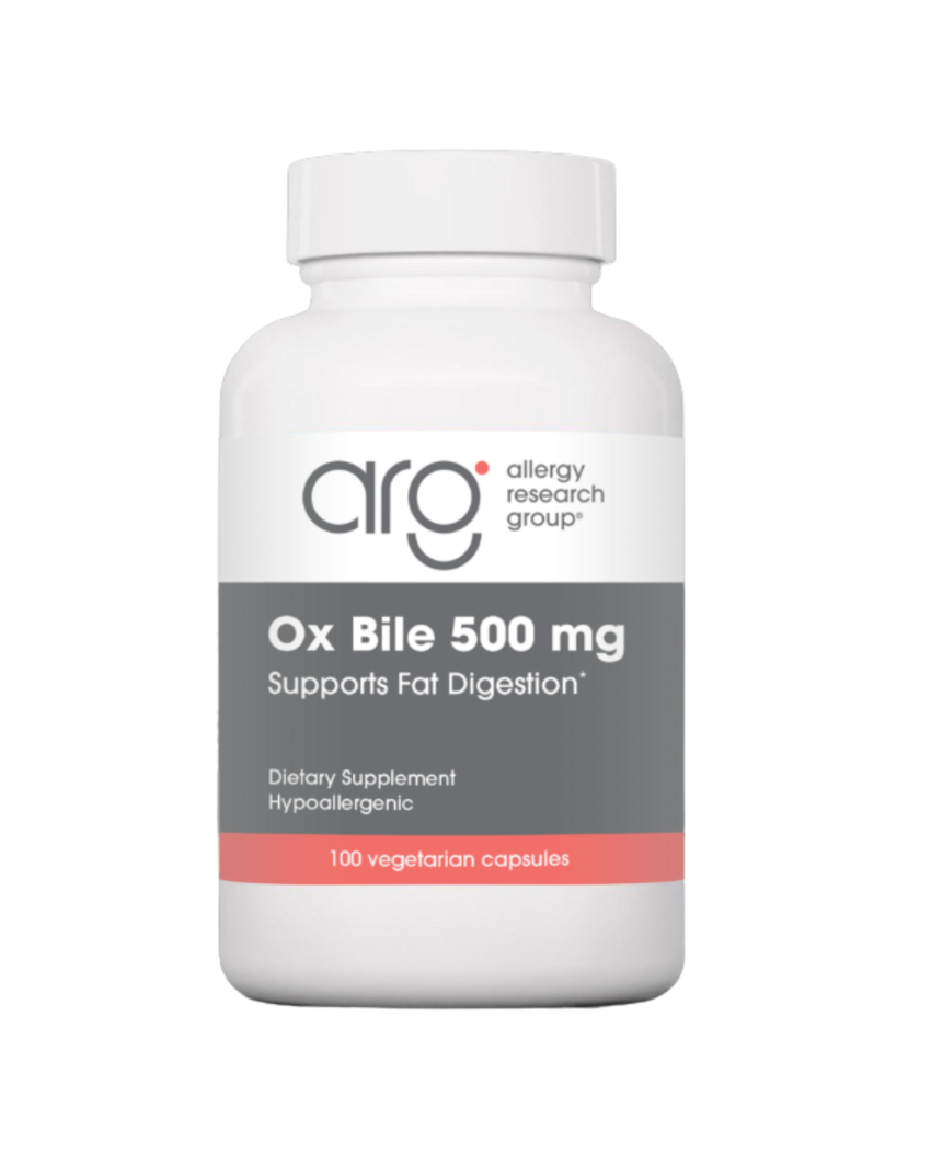 Ox Bile 500mg Digestive Support Capsules