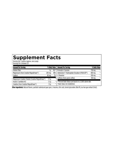 PreTrain NRG™ Clean Pre-Workout Powder for Energy, Focus & Performance