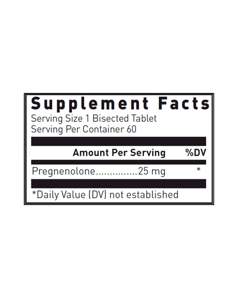 Pregnenolone 25mg Tablets – High Purity, GMP-Certified, Dissolvable