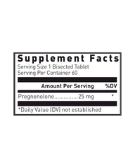Pregnenolone 25mg Tablets – High Purity, GMP-Certified, Dissolvable