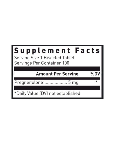Pregnenolone 5mg Dissolvable Tablets
