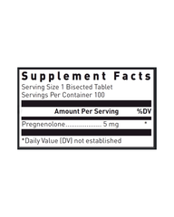 Pregnenolone 5mg Dissolvable Tablets
