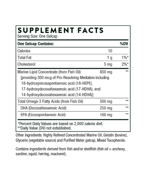 Progresuojantys tarpininkai – Omega-3 EPA ir DHA subalansuotam uždegiminiam atsakui ir smegenų palaikymui