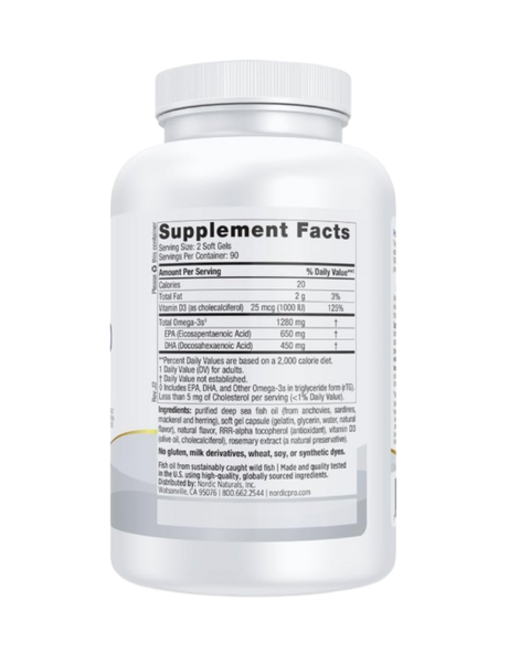ProOmega®-D – Double-Strength Omega-3 with Vitamin D3 for Heart, Brain & Bone Health