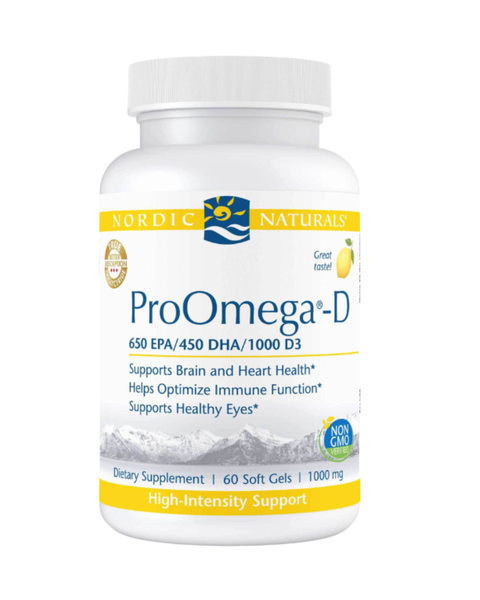 ProOmega®-D – Double-Strength Omega-3 with Vitamin D3 for Heart, Brain & Bone Health