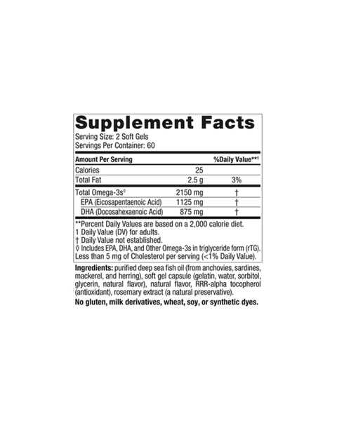 ProOmega® 2000 – Ultra-Concentrated Omega-3 Fish Oil