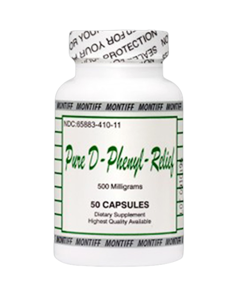 Pure D-Phenylalanine 500 mg Amino Acid
